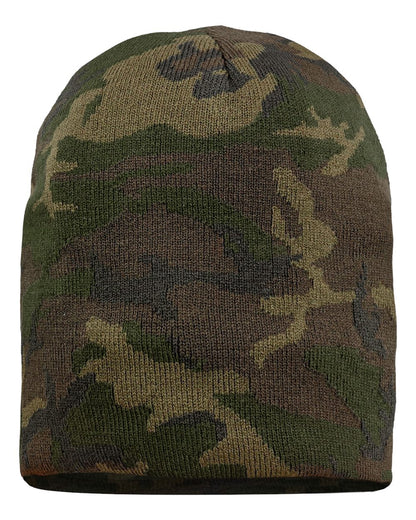 Sportsman 8" Beanie SP08 #color_Green Camo