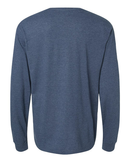 Gildan Softstyle® CVC Long Sleeve T-Shirt 67400 #color_Navy Mist