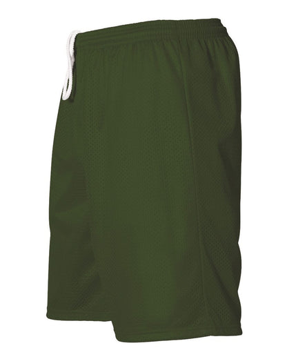 Alleson Athletic Men's Mesh Shorts 567P #color_Forest