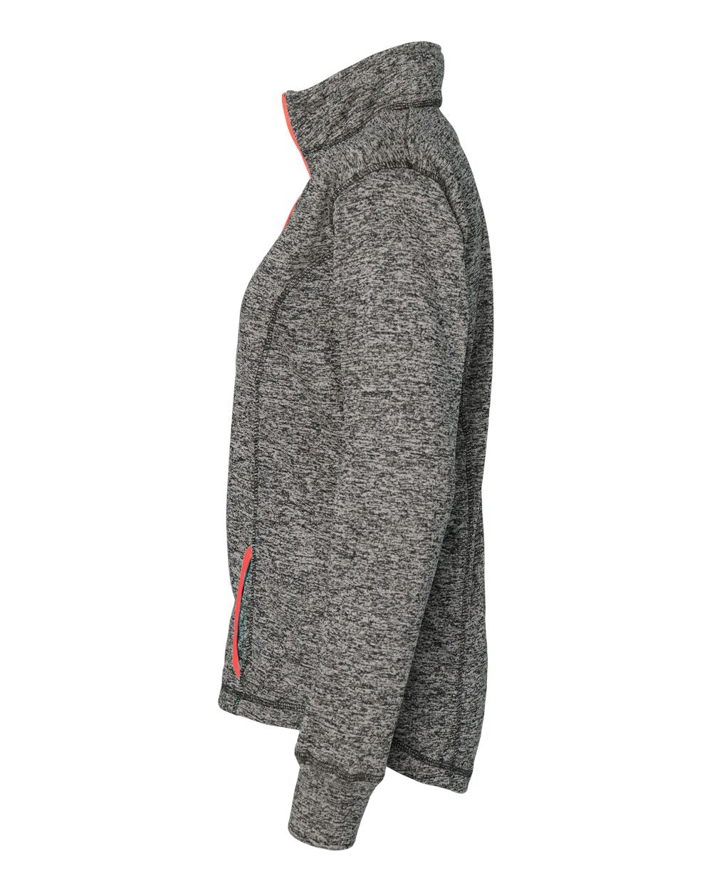 #color_Charcoal Fleck/ Fire Coral