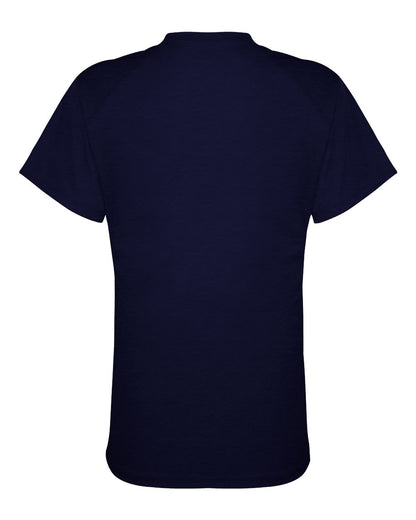 Badger FitFlex Women's Performance V-Neck T-Shirt 1002 #color_Navy