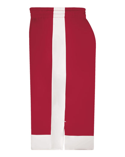 Augusta Sportswear Youth Match-Up Basketball Shorts 6890 #color_Scarlet/ White
