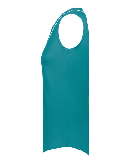 Augusta Sportswear Girls' Cutter Jersey 6914 #color_Teal/ White