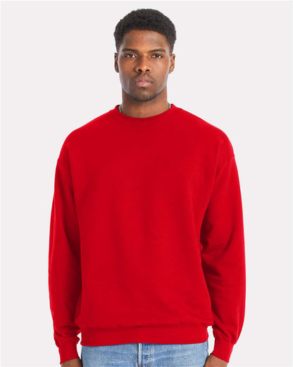 Hanes Unisex Perfect Sweats Crewneck Sweatshirt RS160 #colormdl_Athletic Red