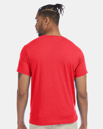 Alternative Cotton Jersey CVC Go-To Tee 1070CV #colormdl_Heather Red