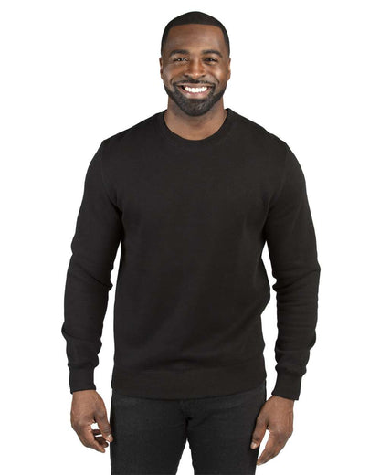 Threadfast Apparel Unisex Ultimate Crewneck Sweatshirt 320C #colormdl_Black