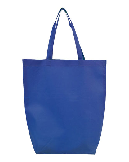 Q-Tees Non-Woven Gusset Bottom Tote Q1251 #color_Royal