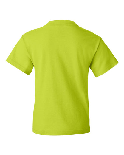 Fruit of the Loom HD Cotton Youth Short Sleeve T-Shirt 3930BR #color_Neon Green