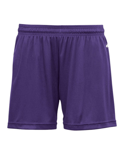 Badger Women's B-Core 5" Inseam Shorts 4116 #color_Purple 