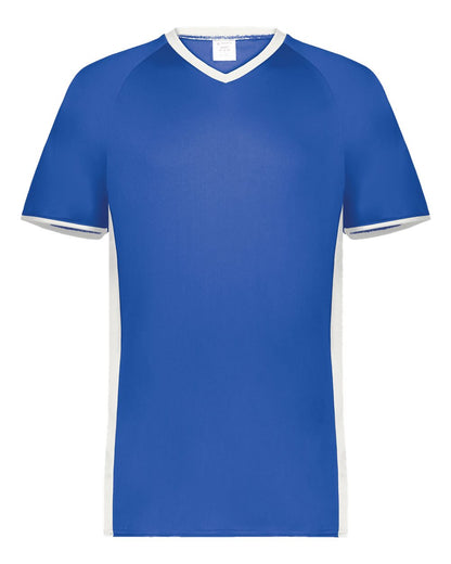 Augusta Sportswear Cutter V-Neck Jersey 6907 #color_Royal/ White