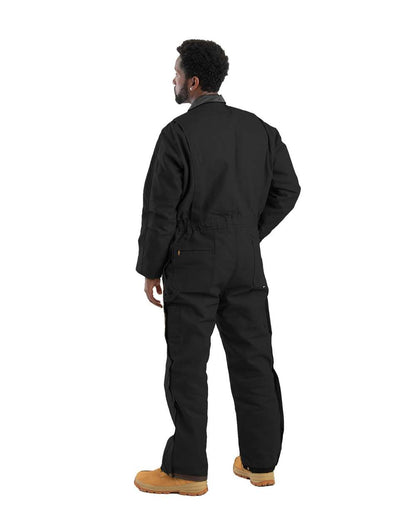Berne Apparel Men's Heritage Tall Duck Insulated Coverall I417T #colormdl_Black