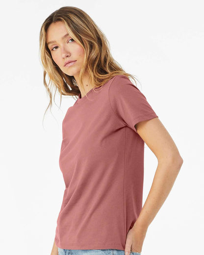 BELLA + CANVAS Women’s Relaxed Jersey Tee 6400 #colormdl_Mauve