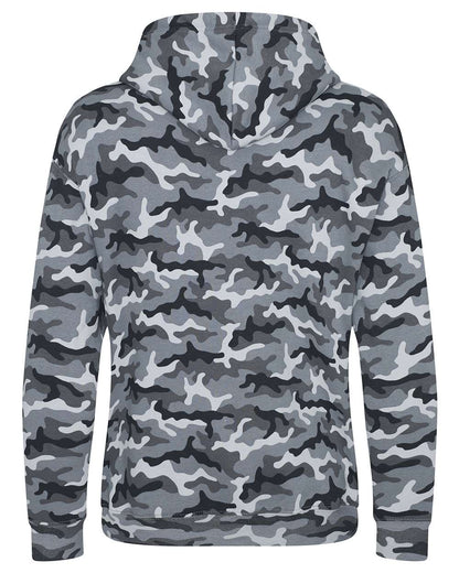 AWDis Unisex Camo Hooded Sweatshirt JHA014 #color_Grey Camo