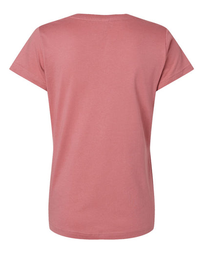 LAT Women's Fine Jersey V-Neck Tee 3507 #color_Mauvelous