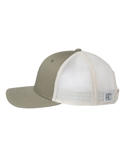 The Game Everyday Trucker Cap GB452E #color_Light Olive/ Stone