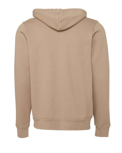 BELLA + CANVAS Sponge Fleece Full-Zip Hoodie 3739 #color_Tan