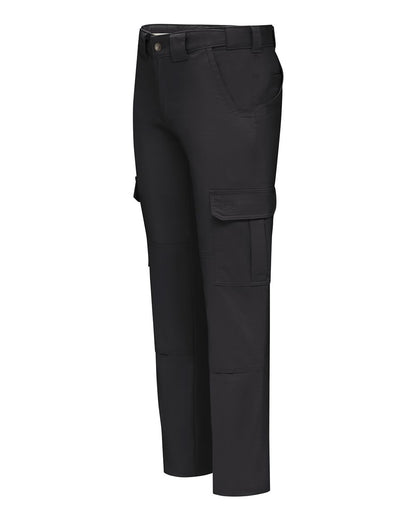 Dickies Women's Extended Sizes Tactical Pants FP78EXT #color_Black - 37 Unhemmed