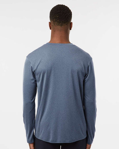 AllPro Unisex Pro-Lock Performance Long Sleeve T-Shirt 48400 #colormdl_Heather Navy