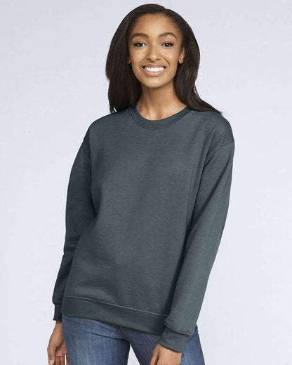 Gildan Unisex Softstyle® Midweight Crewneck Sweatshirt SF000 #colormdl_Dark Heather