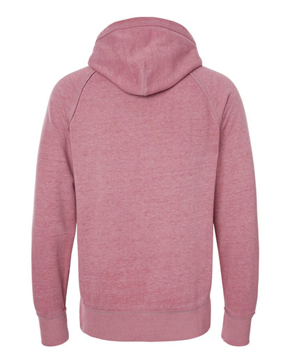 J. America Men's Vintage Zen Fleece Hooded Sweatshirt 8915 #color_Rose