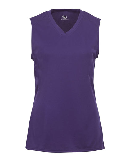 Badger Girls' B-Core Sleeveless T-Shirt 2163 #color_Purple