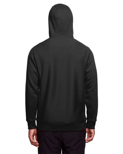 Team 365 Unisex Zone HydroSport™ Heavyweight Full-Zip Hooded Sweatshirt TT95 #colormdl_Black