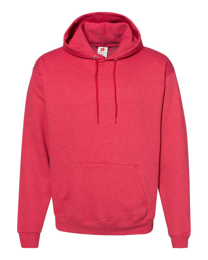 Hanes Unisex EcoSmart® Hooded Sweatshirt P170 #color_Heather Red