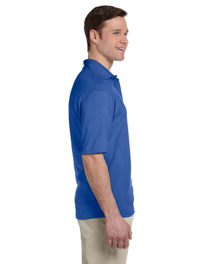 JERZEES Men's SpotShield® 50/50 Polo with Pocket 436MPR #colormdl_Royal