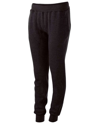 Holloway Women's Fleece Joggers 229748 #color_Black