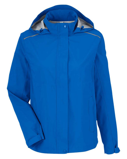 CORE365 Women's Packable Rain Jacket CE712W #color_True Royal