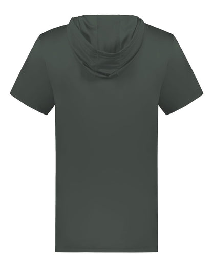 Holloway Men's Hooded T-Shirt Powered by Coolcore 222142 #color_Iron