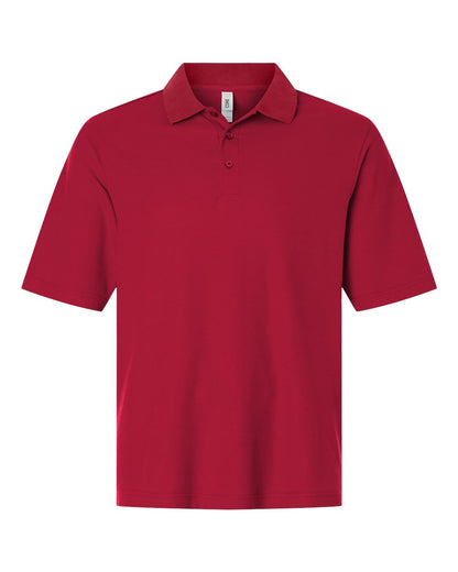 CORE365 Men's Tall Resolve CVC Performance Pique Polo CE106T #color_Classic Red