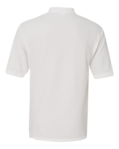 JERZEES Men's Easy Care™ Piqué Polo 537MR #color_White