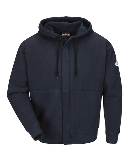 Bulwark Zip-Front Hooded Sweatshirt - Tall Sizes SEH4T #color_Navy