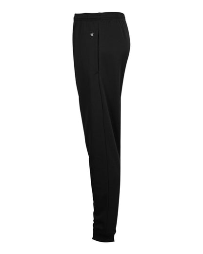 Badger Women's Performance Fleece Joggers 1476 #color_Black