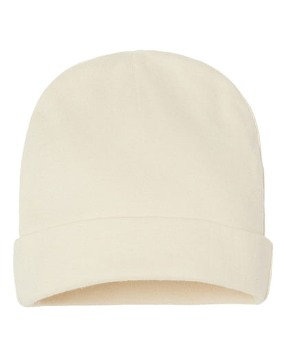 Rabbit Skins Infant Baby Rib Beanie 4451 #color_Natural