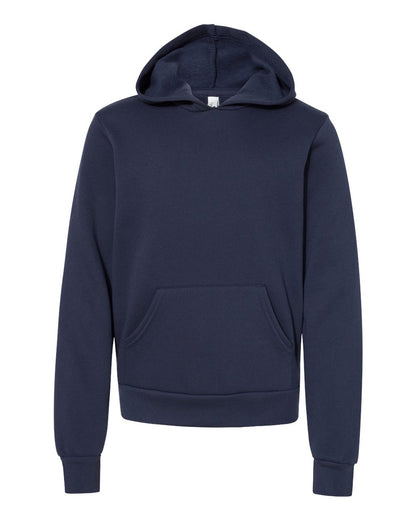 BELLA + CANVAS Youth Sponge Fleece Hoodie 3719Y #color_Navy