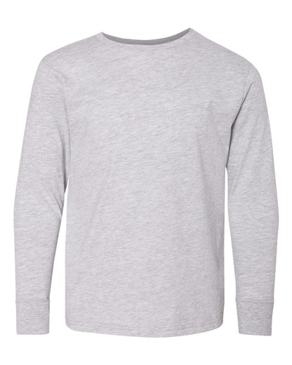 LAT Youth Fine Jersey Long Sleeve Tee 6201 #color_Heather