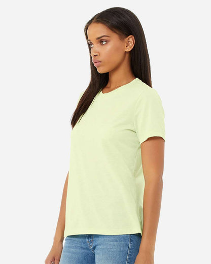 BELLA + CANVAS Women’s Relaxed Fit Triblend Tee 6413 #colormdl_Spring Green Triblend