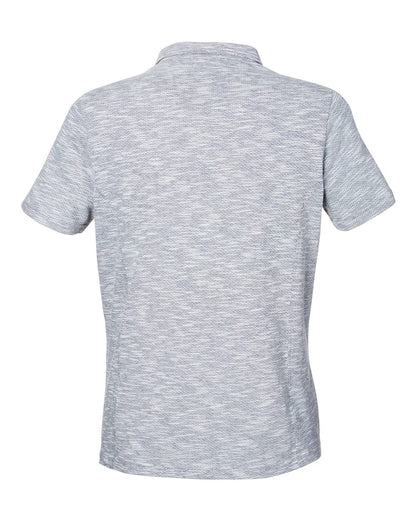 North End Women's Eclipse Jacquard Polo NE115W #color_Black Heather