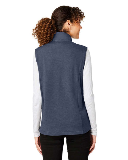 Devon & Jones Women's New Classics® Charleston Hybrid Vest DG706W #colormdl_Navy Melange/ Navy