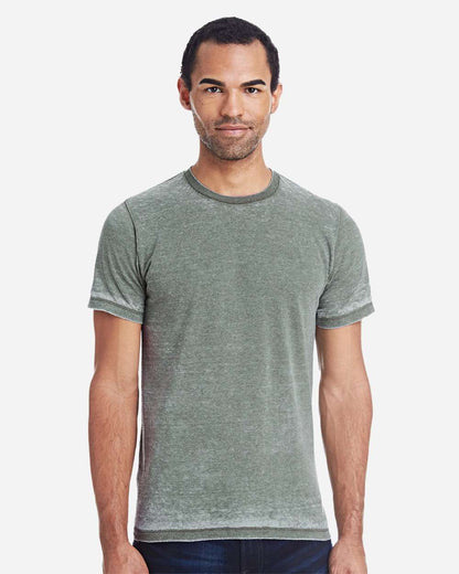 Colortone Unisex Acid Wash Burnout T-Shirt 1350 #colormdl_Olive