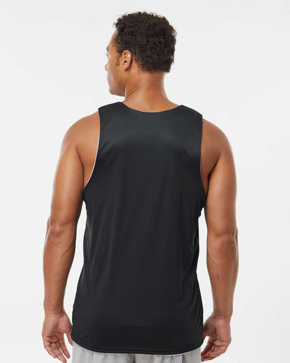 Alleson Athletic Reversible Tank 506CR #colormdl_Black/ White