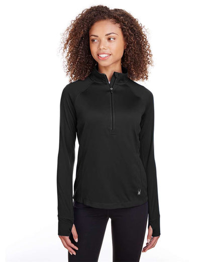 Spyder Women's Freestyle Half-Zip Pullover S16798 #colormdl_Black