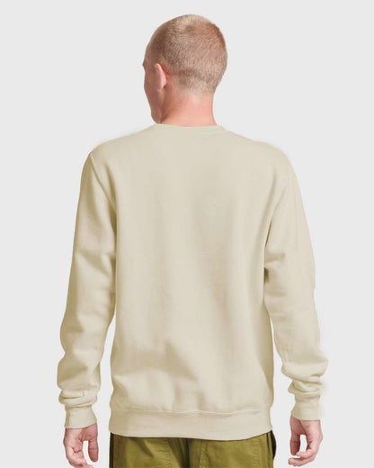 JERZEES Unisex Eco™ Premium Blend Ring-Spun Crewneck Sweatshirt 701MR #colormdl_Sweet Cream Heather