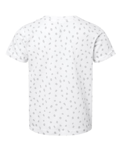 Rabbit Skins Toddler Fine Jersey Tee 3321 #color_White Spot