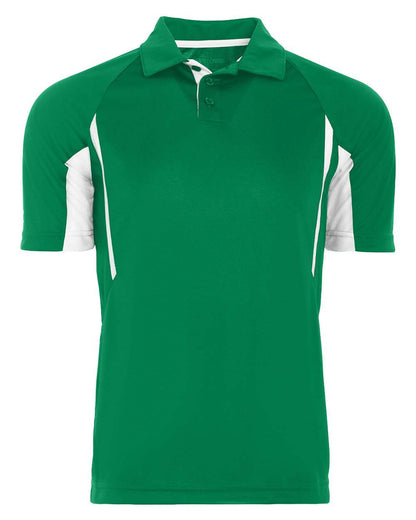 Holloway Men's Two-Tone Avenger Polo 222530 #color_Kelly/ White