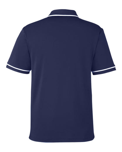 Under Armour Men's Tipped Teams Performance Polo 1376904 #color_Midnight Navy/ White
