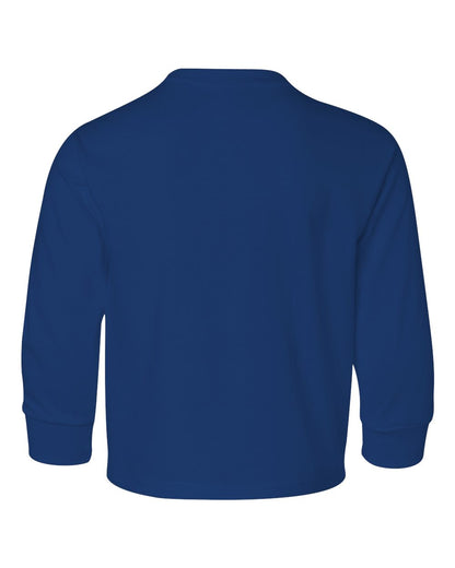 JERZEES Youth Dri-Power® Long Sleeve 50/50 T-Shirt 29BLR #color_Royal