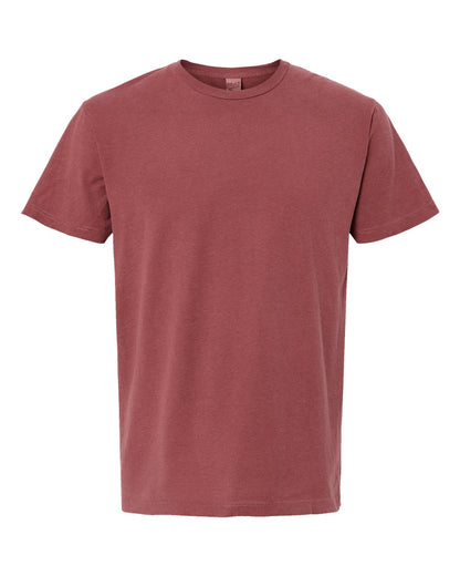 M&O Unisex Vintage Garment-Dyed T-Shirt 6500M #color_Brick